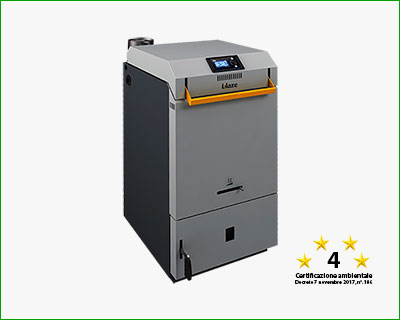 BLAZE COMFORT BC - Caldaia legna con carico dall'alto e gassificazione a fiamma inversa